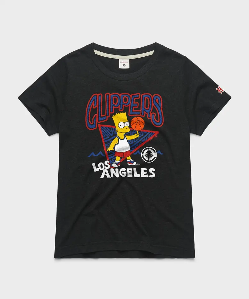 Women's The Simpsons Bart X Los Angeles Clippers 1