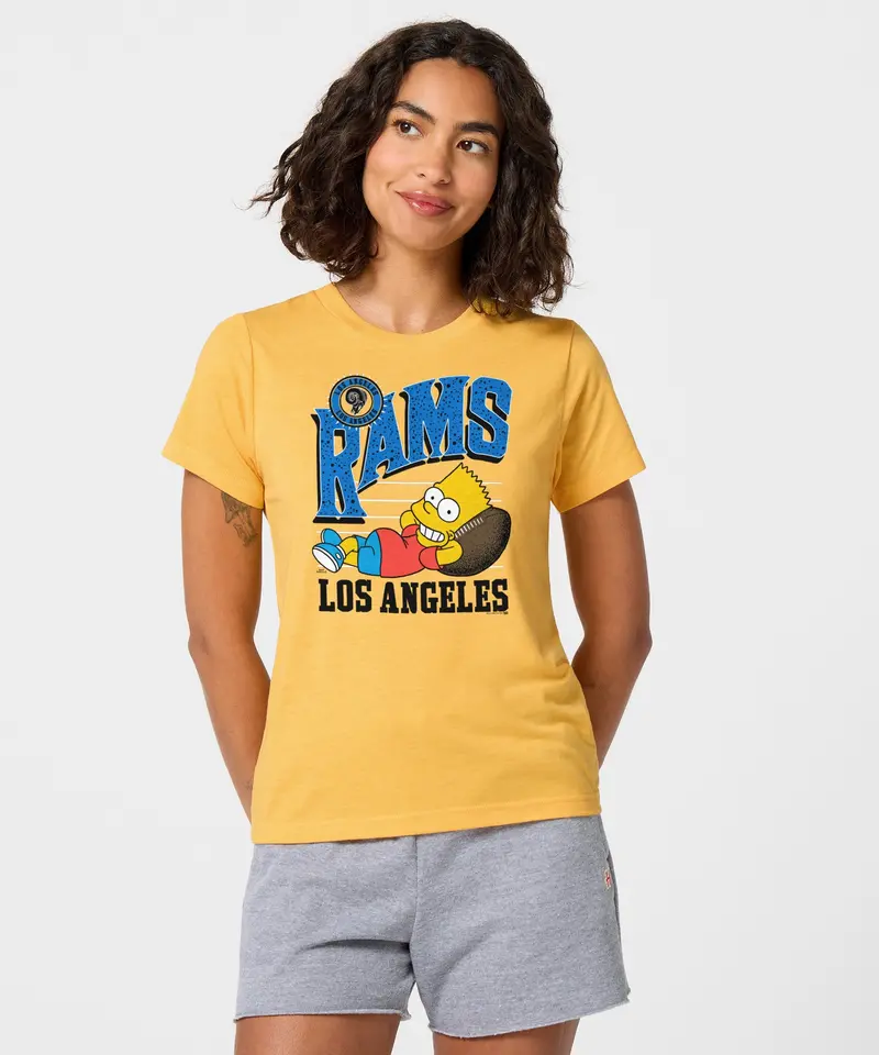 Women's The Simpsons Bart X Los Angeles Rams 3