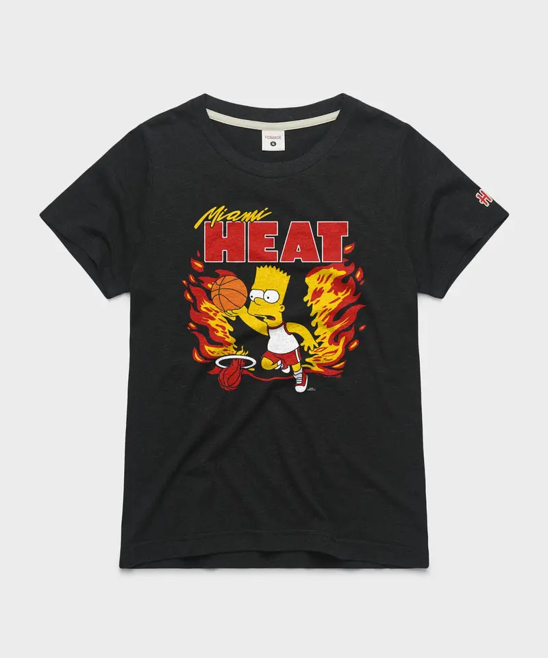 Women's The Simpsons Bart X Miami Heat 1