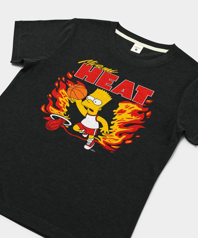 Women's The Simpsons Bart X Miami Heat 2