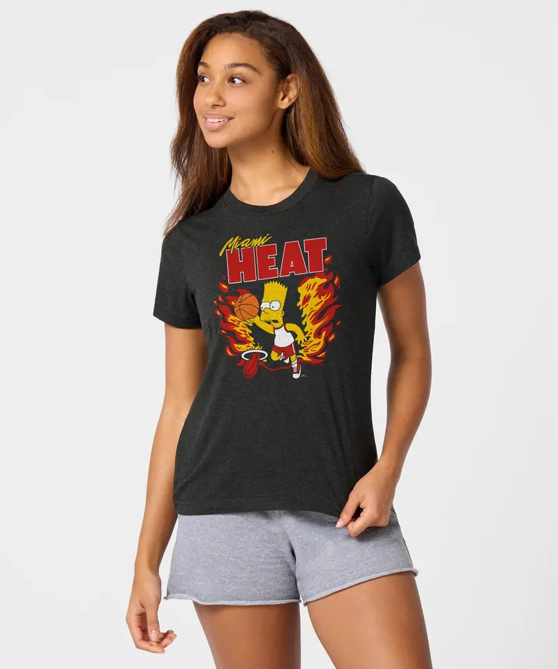 Women's The Simpsons Bart X Miami Heat 3