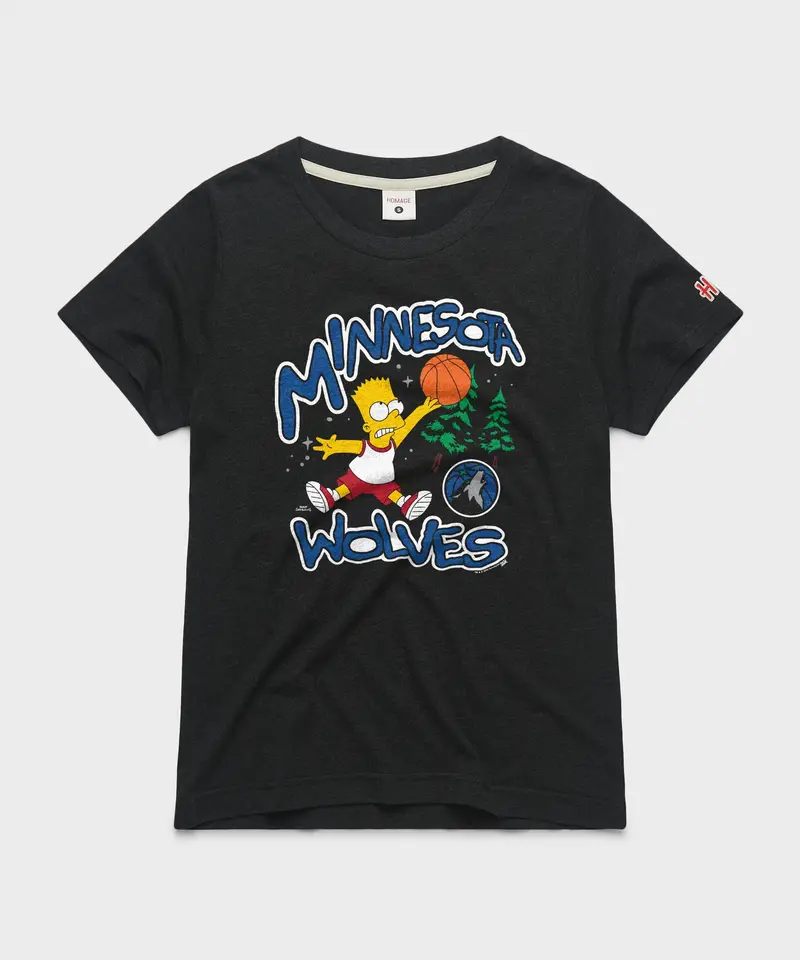 Women's The Simpsons Bart X Minnesota Timberwolves 1