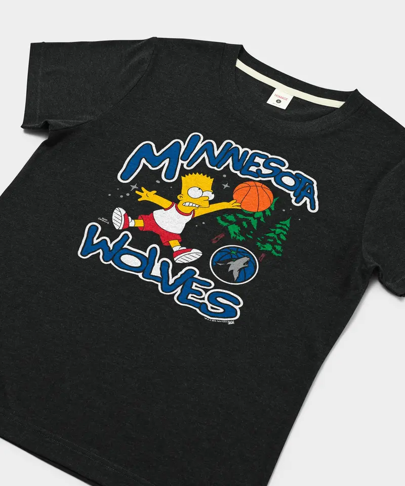 Women's The Simpsons Bart X Minnesota Timberwolves 2