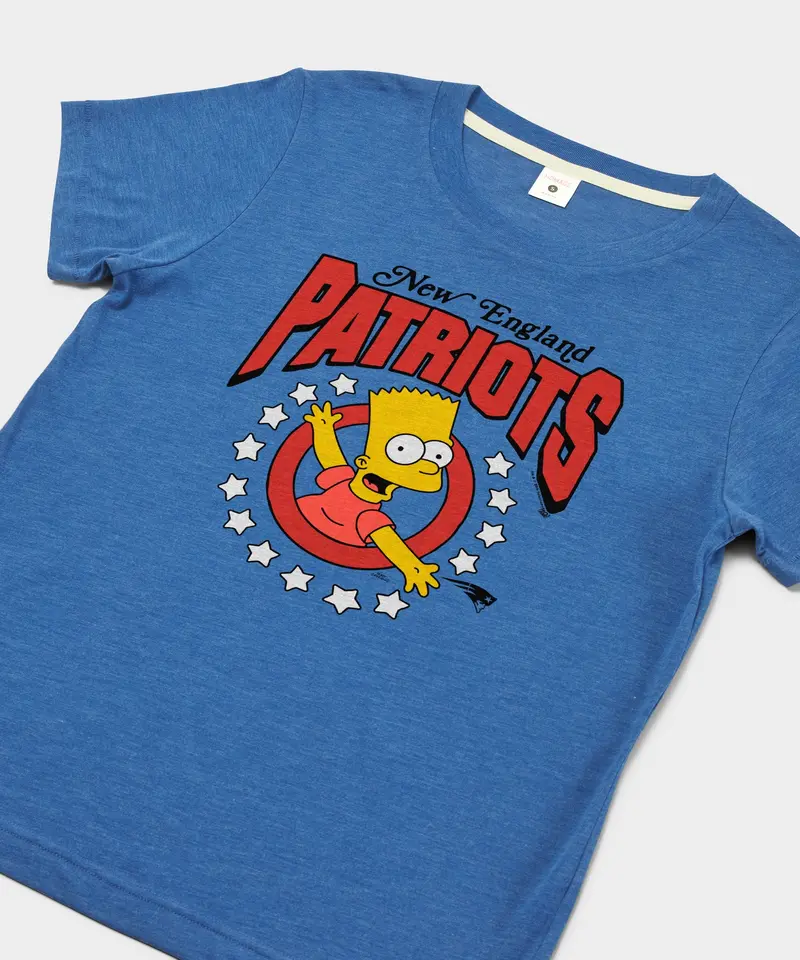 Women's The Simpsons Bart X New England Patriots 2