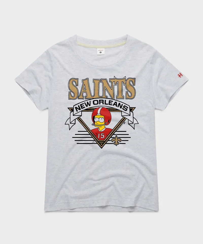 Women's The Simpsons Bart X New Orleans Saints 1