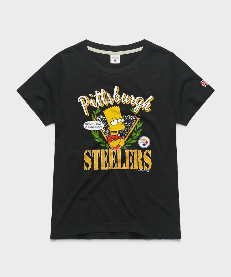 Women's The Simpsons Bart X Pittsburgh Steelers 1