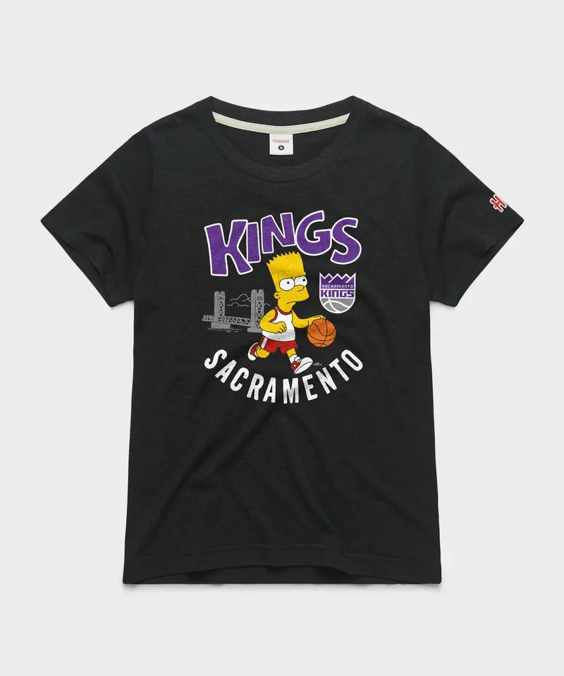 Women's The Simpsons Bart X Sacramento Kings 1