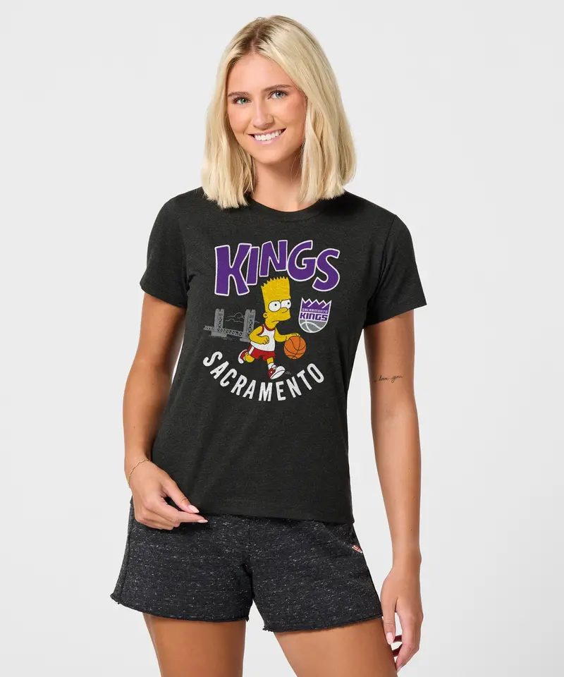 Women's The Simpsons Bart X Sacramento Kings 3