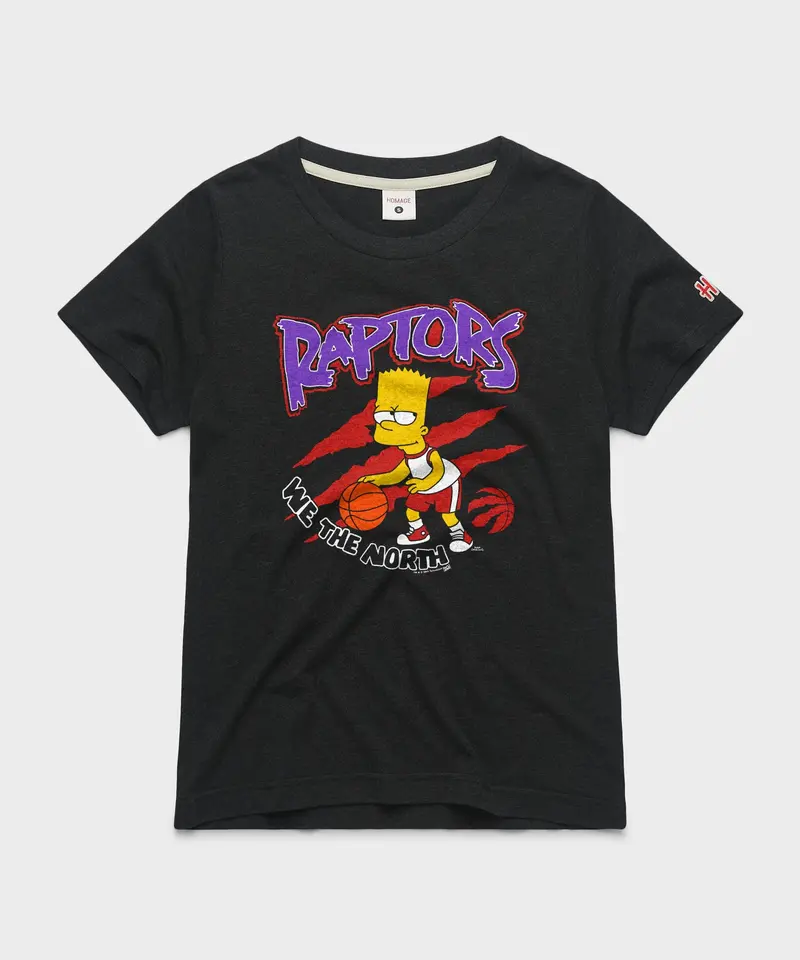 Women's The Simpsons Bart X Toronto Raptors 1