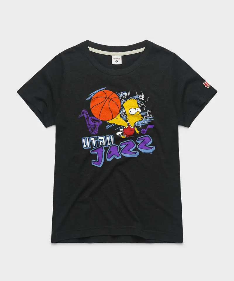 Women's The Simpsons Bart X Utah Jazz 1