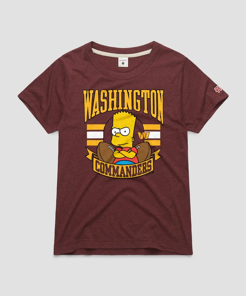 Women's The Simpsons Bart X Washington Commanders 1