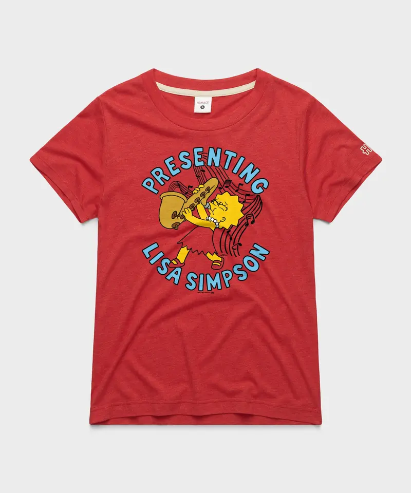 Women's The Simpsons Presenting Lisa Simpson 1