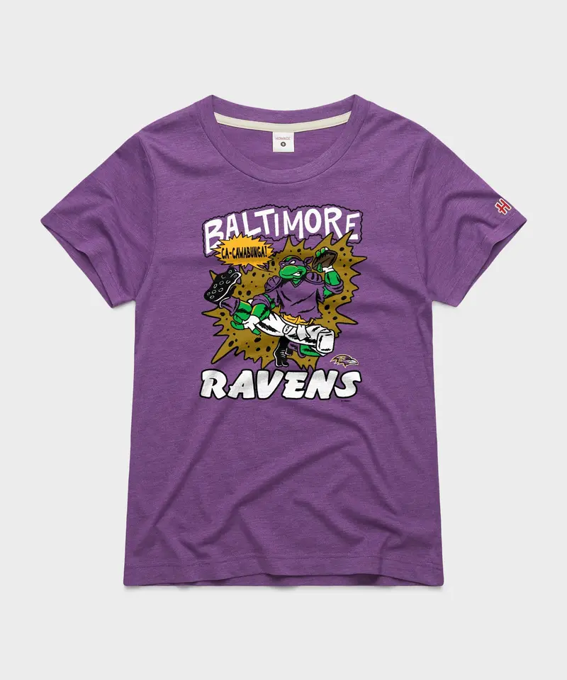 Women's Tmnt Donatello X Baltimore Ravens 1