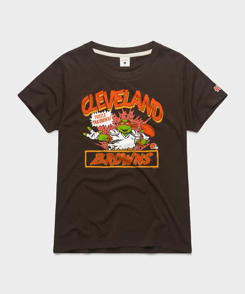 Women's Tmnt Michelangelo X Cleveland Browns 1