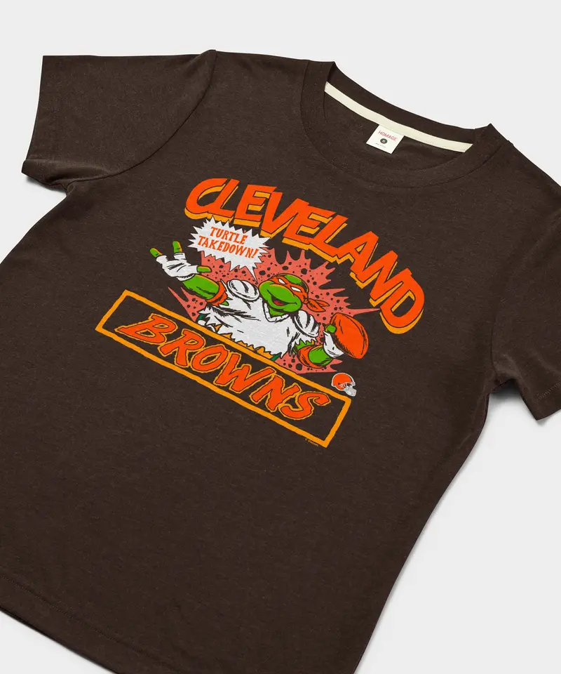 Women's Tmnt Michelangelo X Cleveland Browns 2