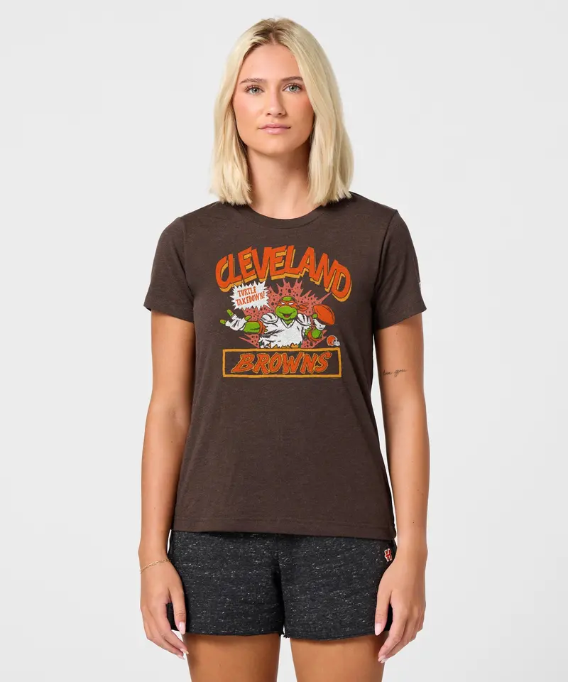 Women's Tmnt Michelangelo X Cleveland Browns 3