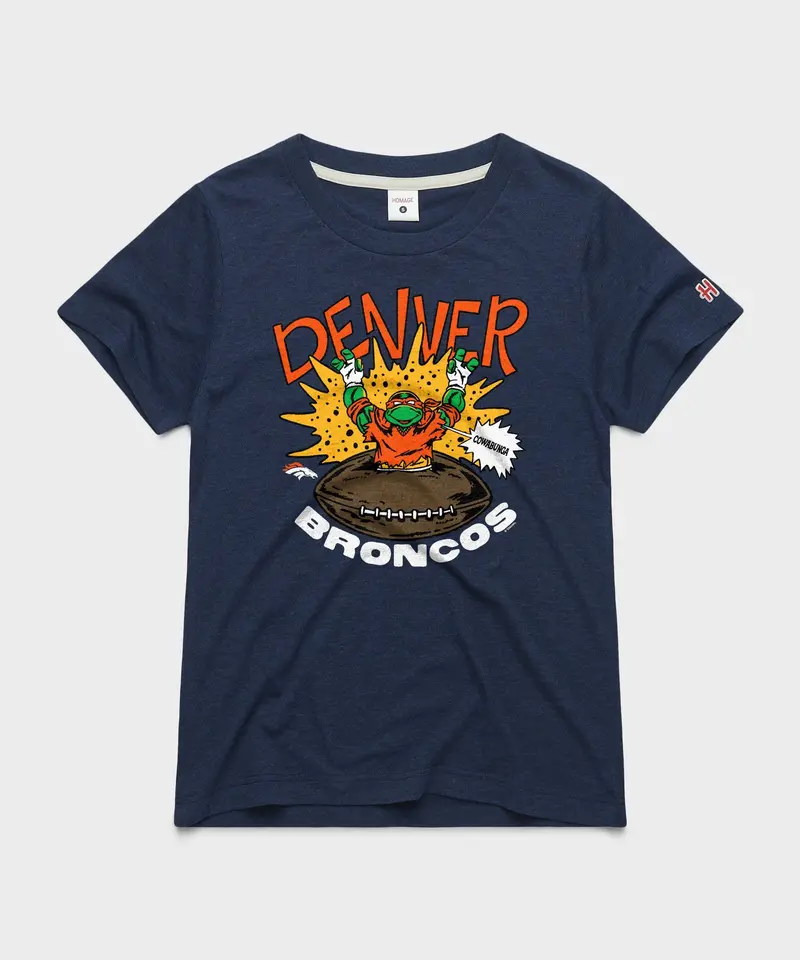 Women's Tmnt Michelangelo X Denver Broncos 1