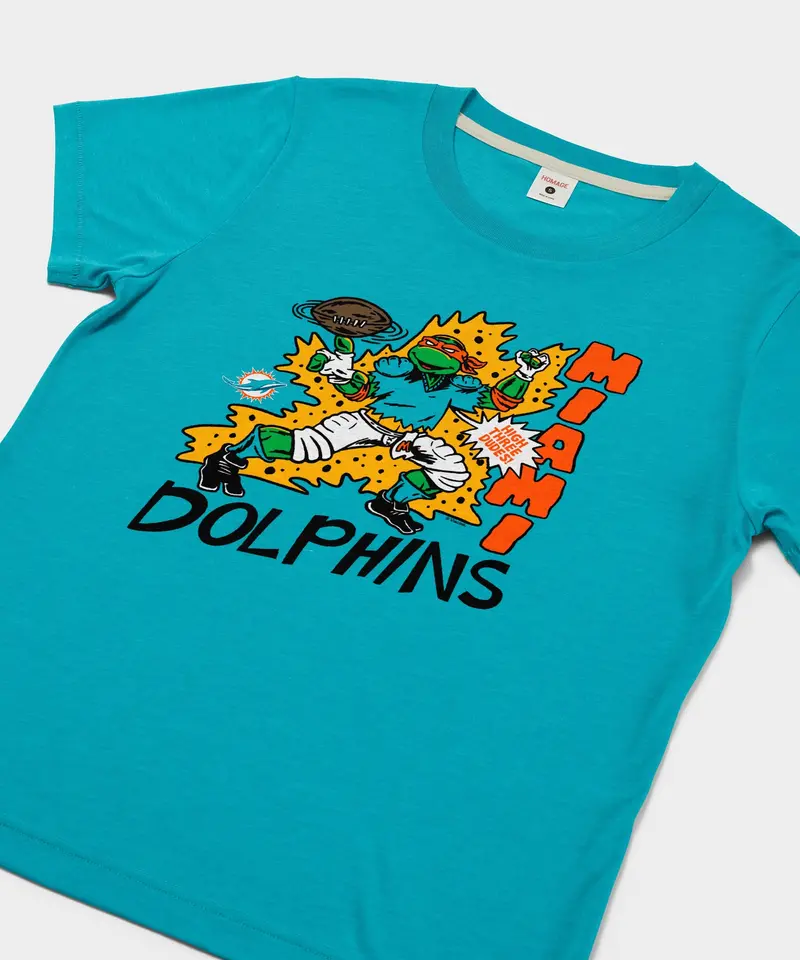 Women's Tmnt Michelangelo X Miami Dolphins 2