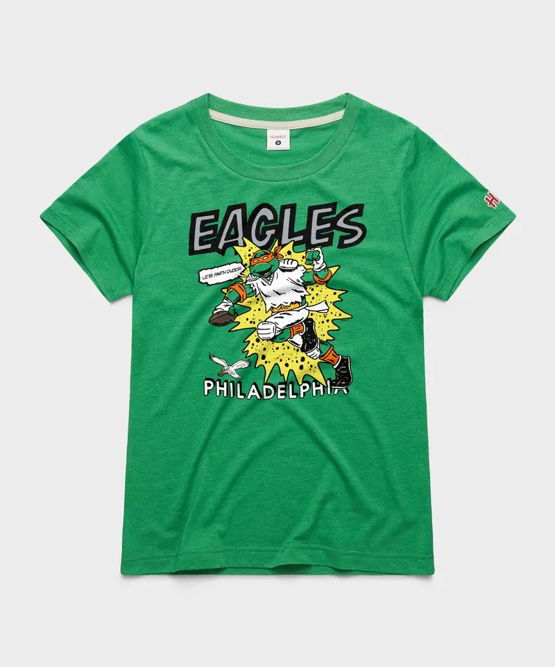 Women's Tmnt Michelangelo X Philadelphia Eagles 1