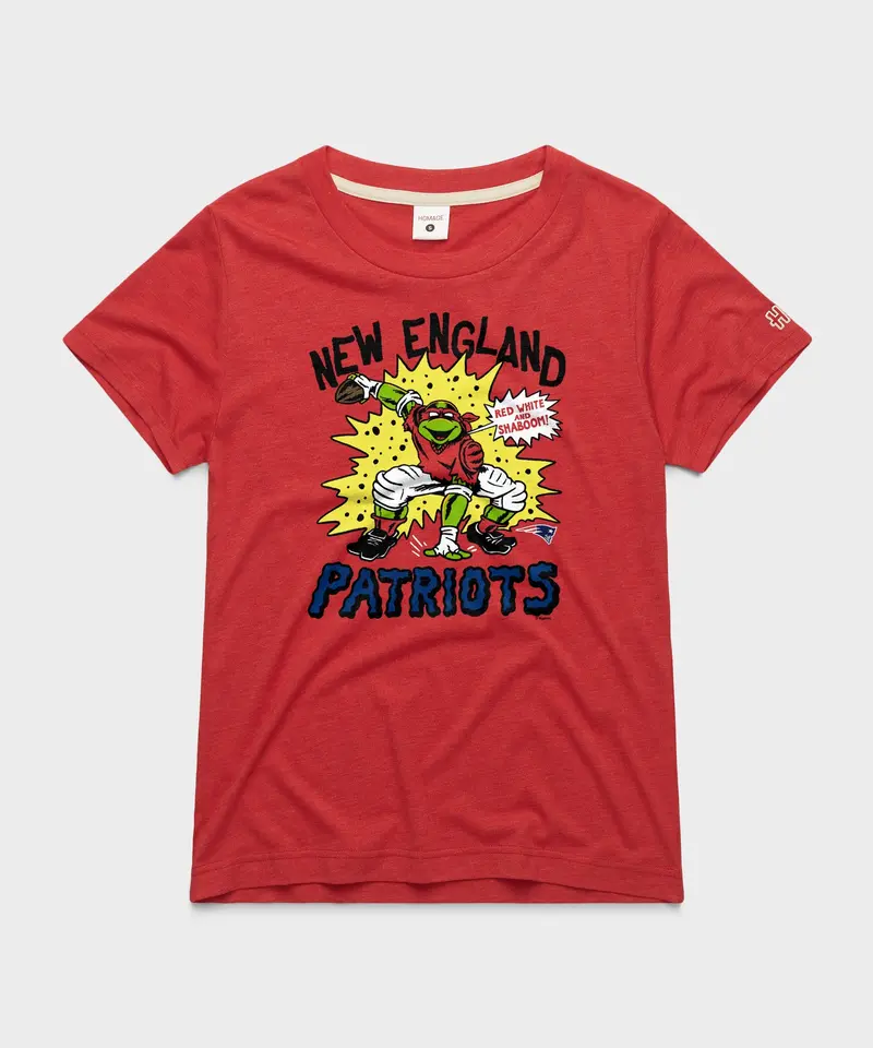 Women's Tmnt Raphael X New England Patriots 1