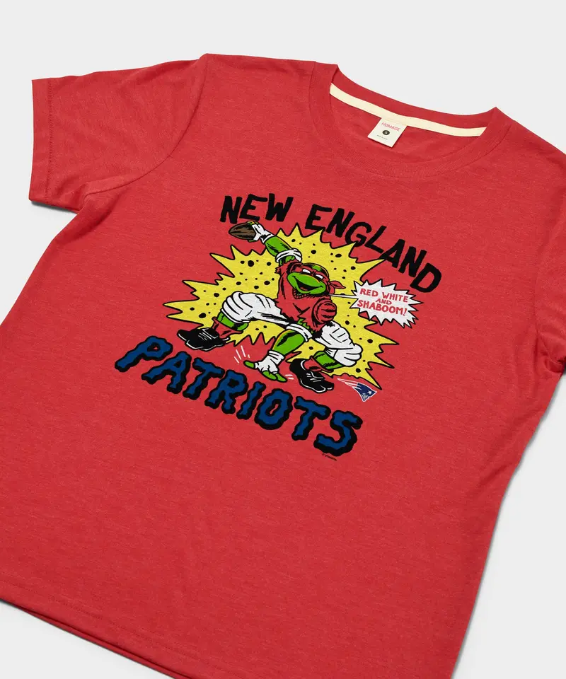 Women's Tmnt Raphael X New England Patriots 2