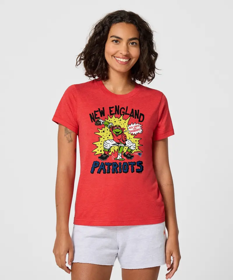 Women's Tmnt Raphael X New England Patriots 3