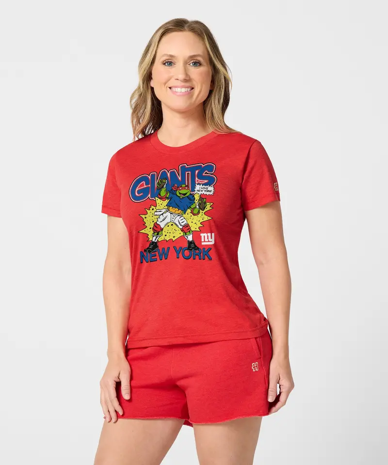 Women's Tmnt Raphael X New York Giants 3