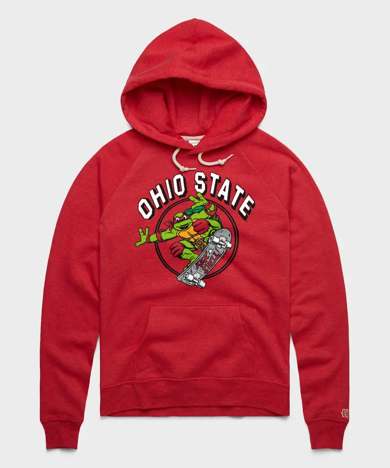 Women's Tmnt Raphael X Ohio State Kick Shell Hoodie 1