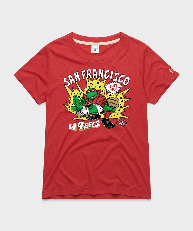 Women's Tmnt Raphael X San Francisco 49Ers 1