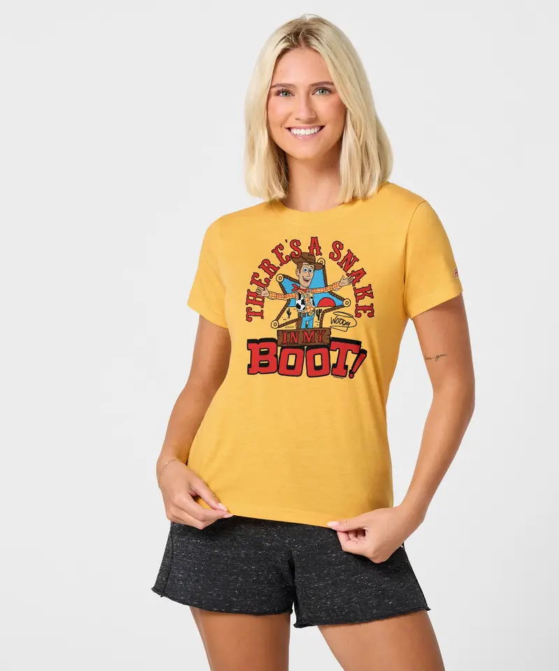 Women's Toy Story Woody There's A Snake In My Boot 3