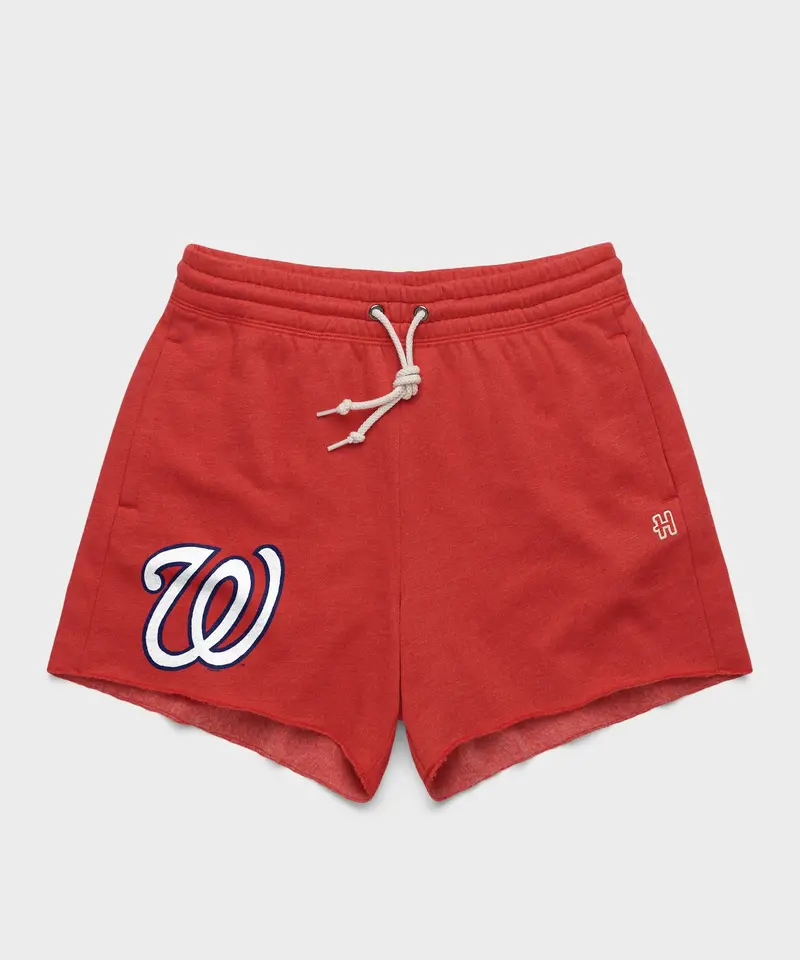 Women's Washington Nationals Cap Logo '24 Sweat Shorts 1