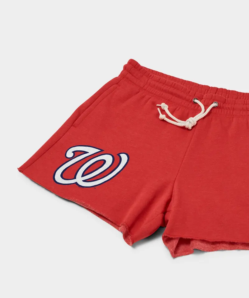 Women's Washington Nationals Cap Logo '24 Sweat Shorts 2
