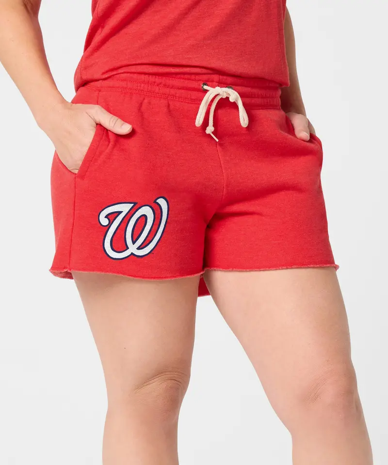 Women's Washington Nationals Cap Logo '24 Sweat Shorts 3
