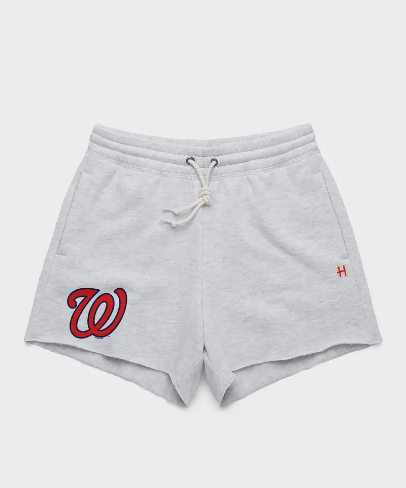 Women's Washington Nationals Jersey Logo '11 Sweat Shorts 1