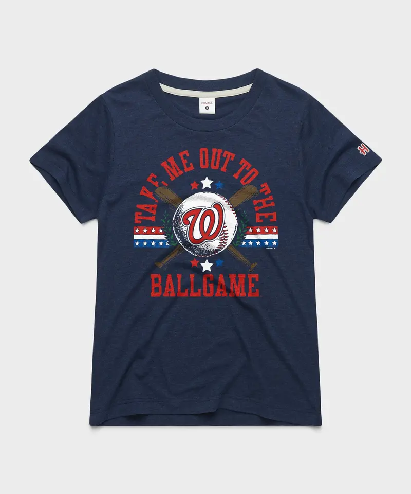 Women's Washington Nationals Take Me Out To The Ballgame 1