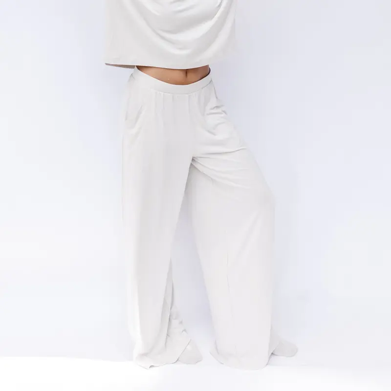 Women's Wide Leg Pant In Oat 1