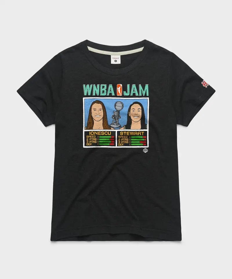 Women's Wnba Jam Liberty 2024 Champs Ionescu And Stewart 1