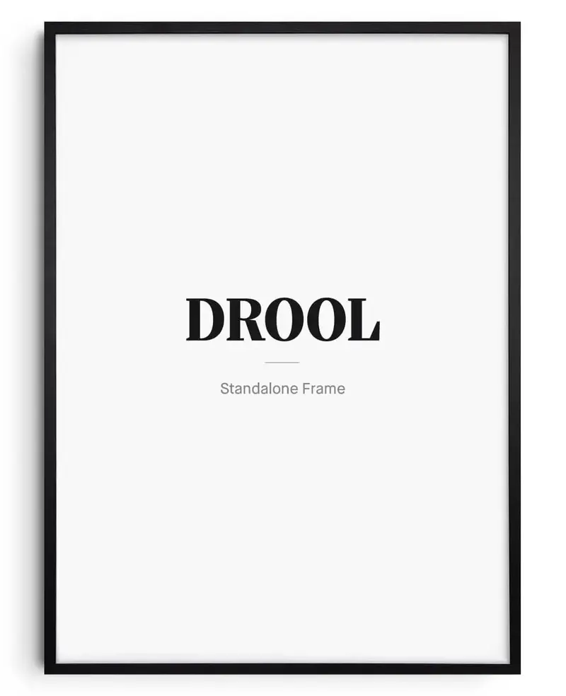 Wooden Frame - Black 1