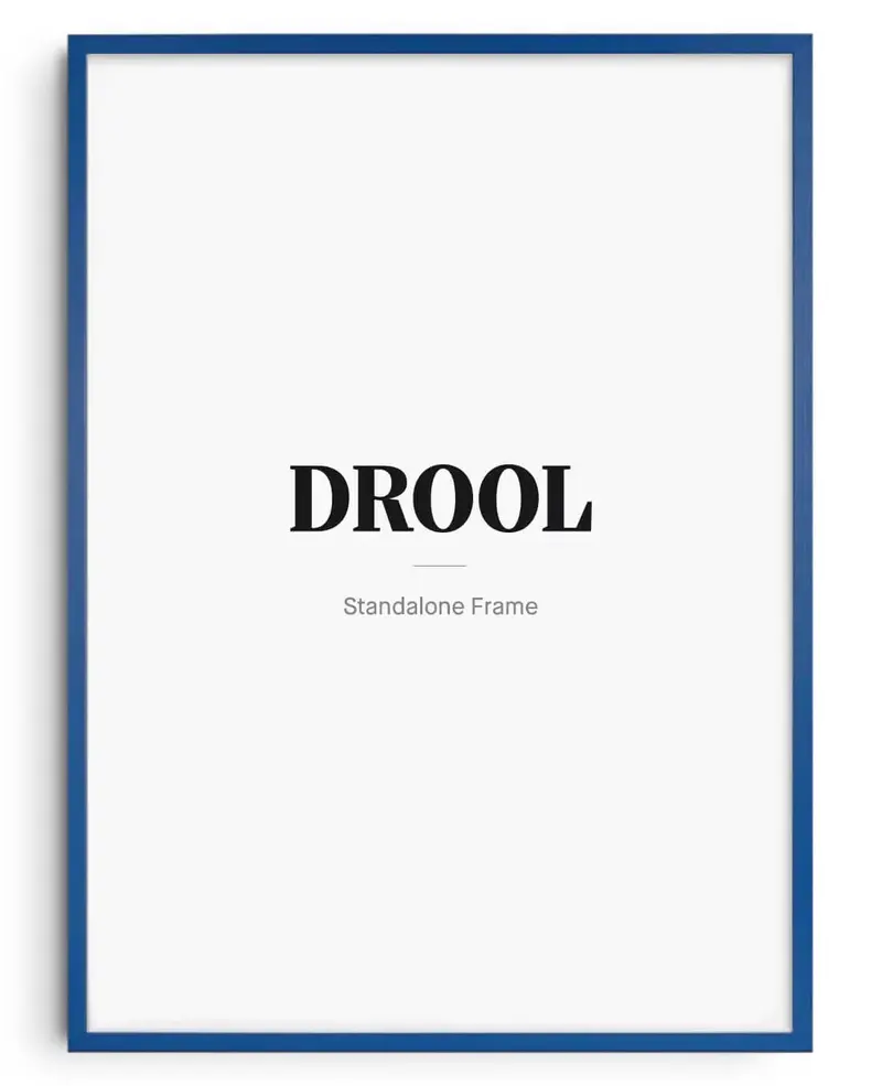 Wooden Frame - Blue 1