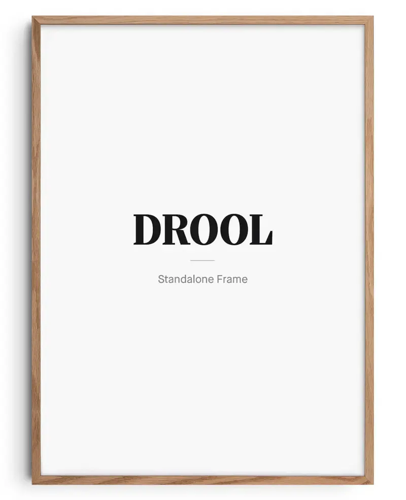 Wooden Frame - Oak 1