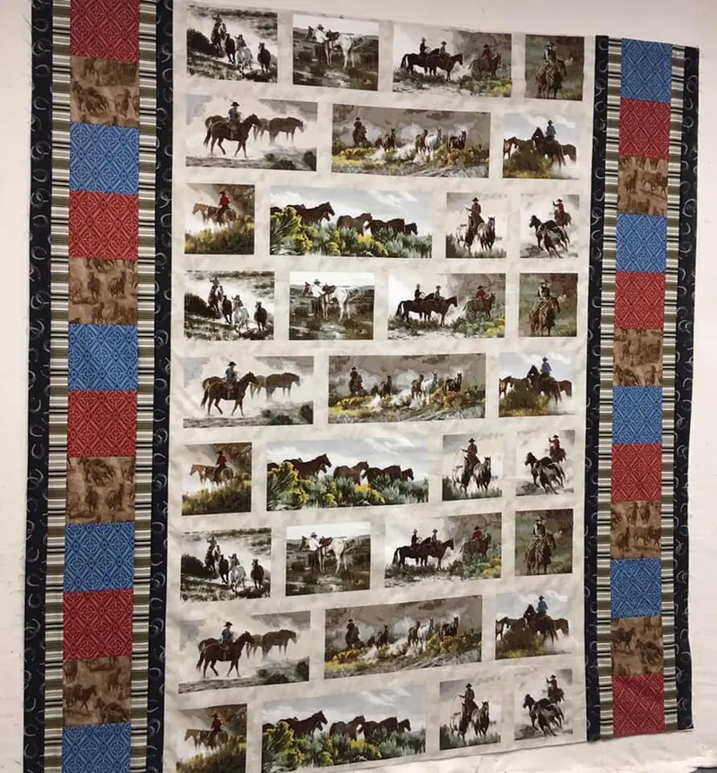 Working The West Kit, Pattern Main Course Pattern, Size 64 X 72 1