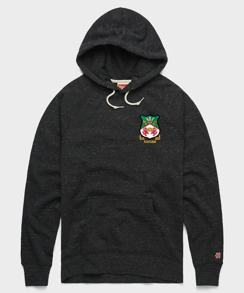 Wrexham Afc Crest Left Chest Hoodie 1