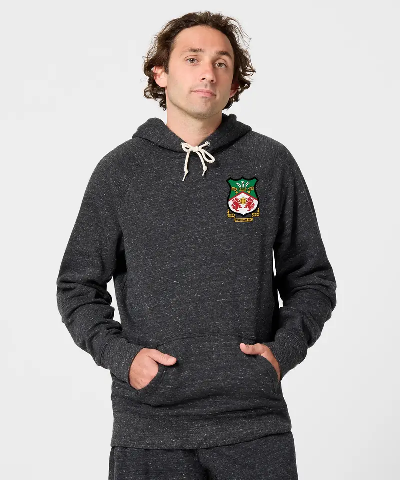 Wrexham Afc Crest Left Chest Hoodie 3