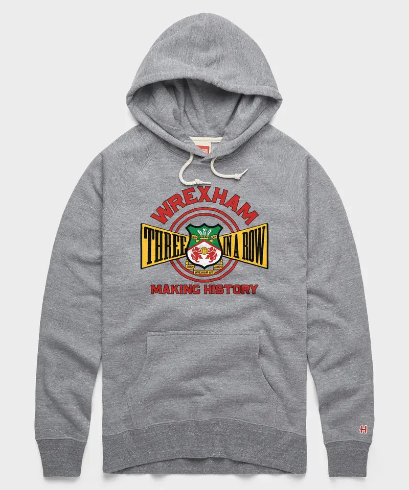 Wrexham Afc Three In A Row Hoodie 1