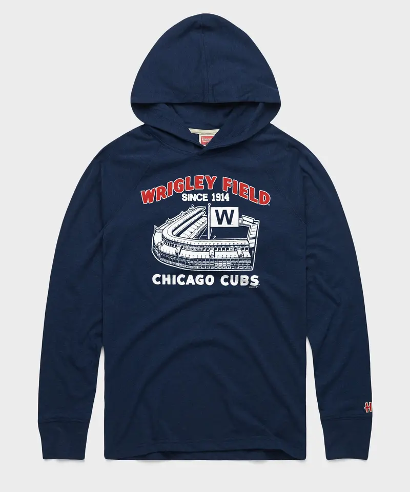 Wrigley Field Chicago Cubs Lightweight Hoodie 1