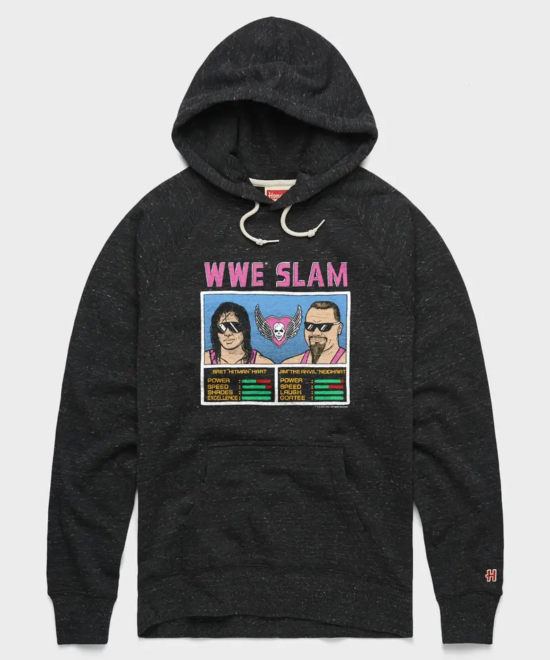 Wwe Slam Bret Hart And Jim Neidhart Hoodie 1