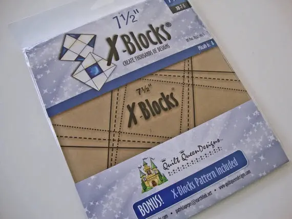 X-Block 7 1/2" Ruler By Cactus Queen. 1