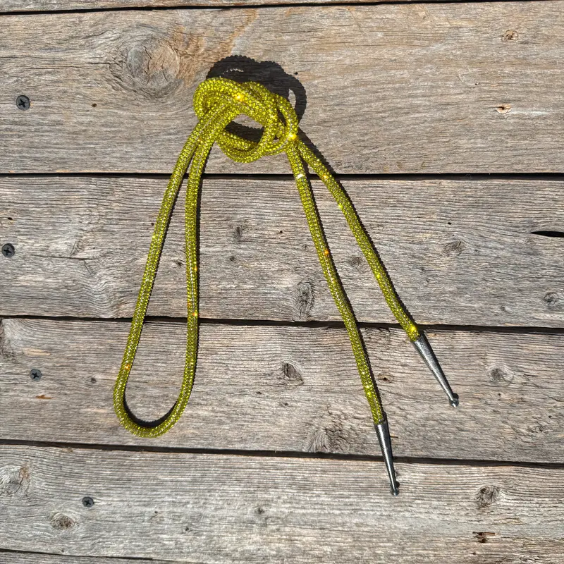 Yellow Rhinestone Western Bolo Tie #Bt105 1