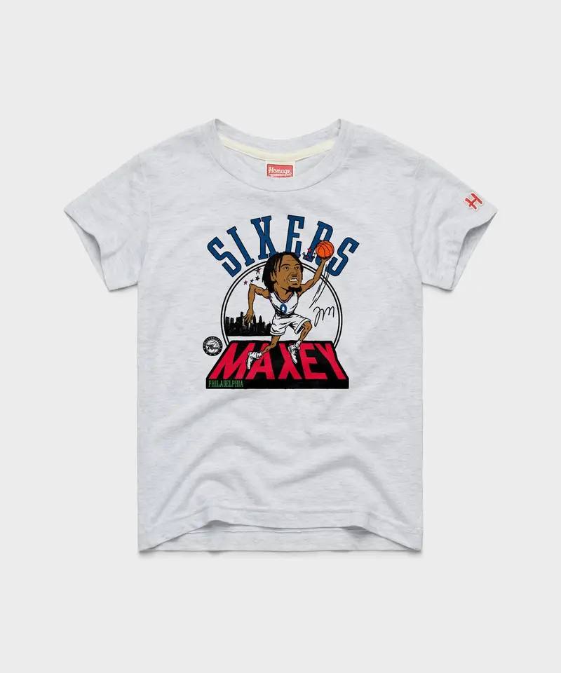 Youth 76Ers Tyrese Maxey Signature City Edition 2024 1