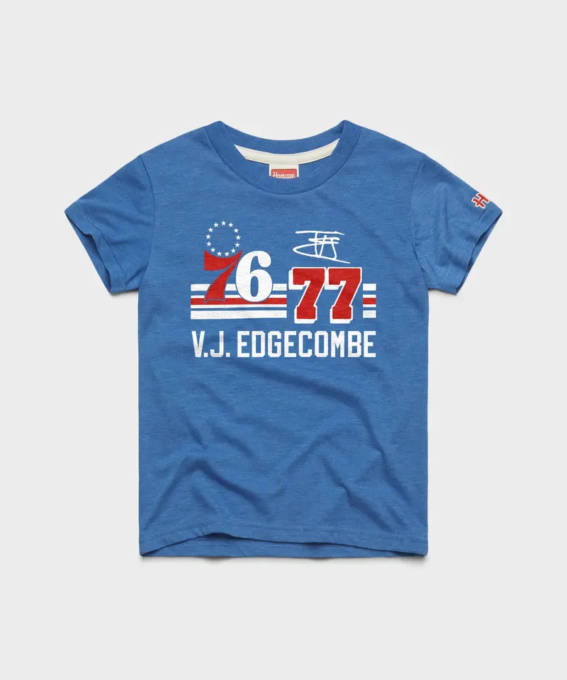 Youth 76Ers V.J. Edgecombe Signature Jersey 1